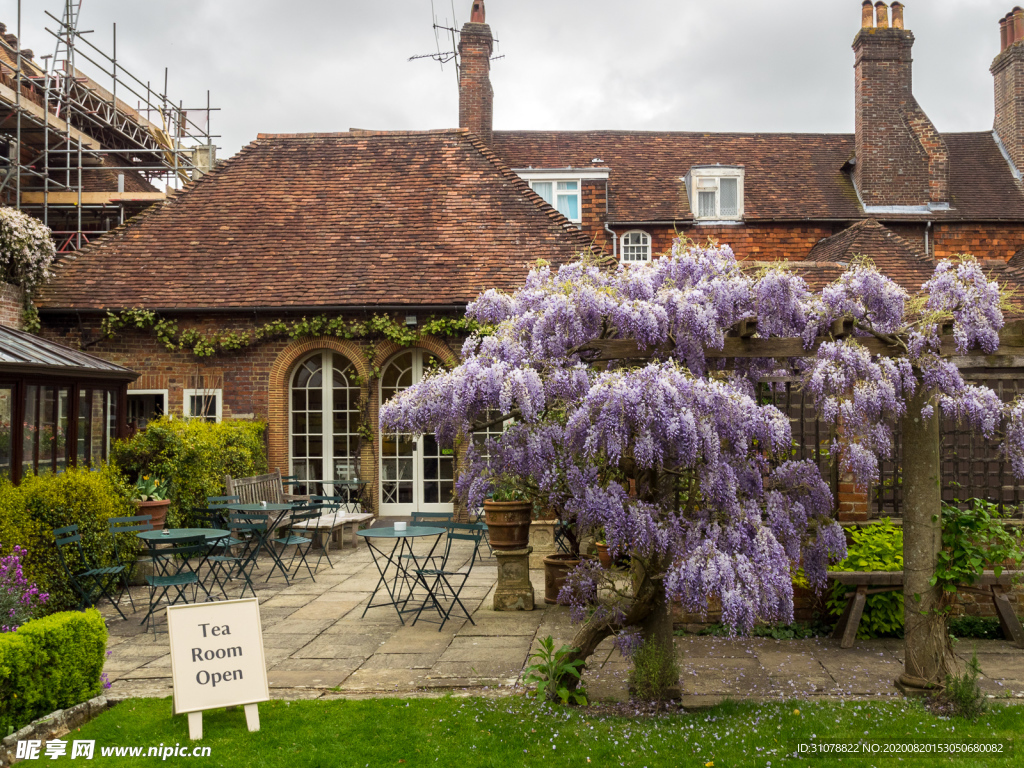 中世纪田园风景摄影图