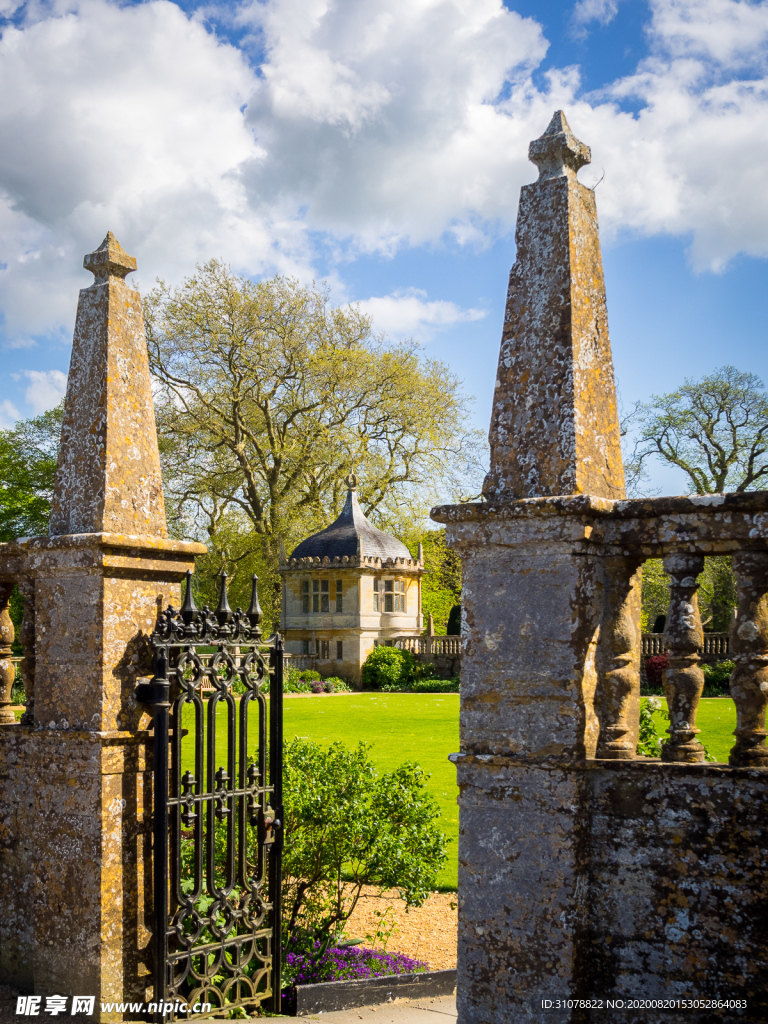 中世纪田园风景摄影图