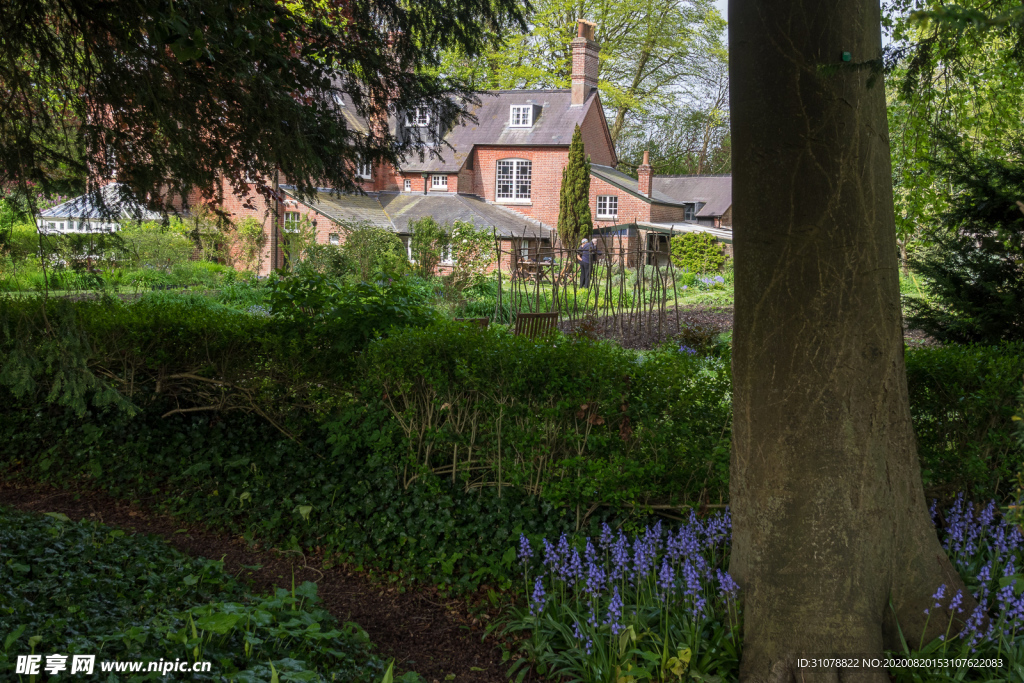 中世纪田园风景摄影图