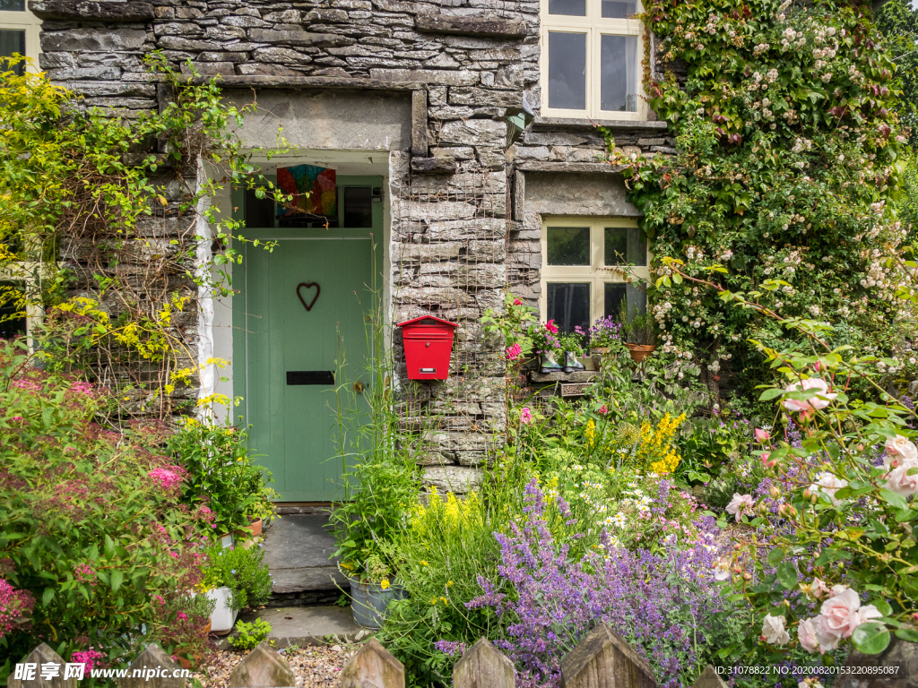 中世纪田园风景摄影图