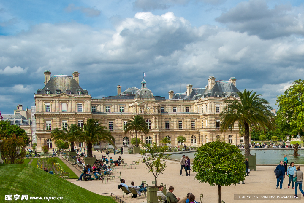 中世纪田园风景摄影图