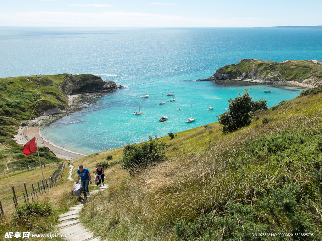 中世纪田园风景摄影图