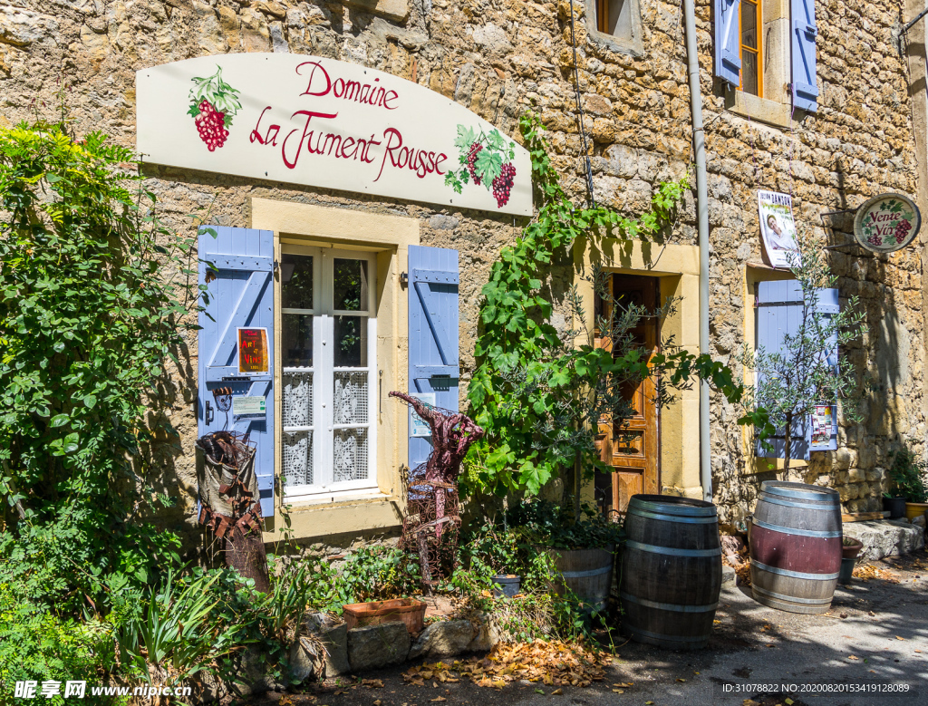 中世纪田园风景摄影图