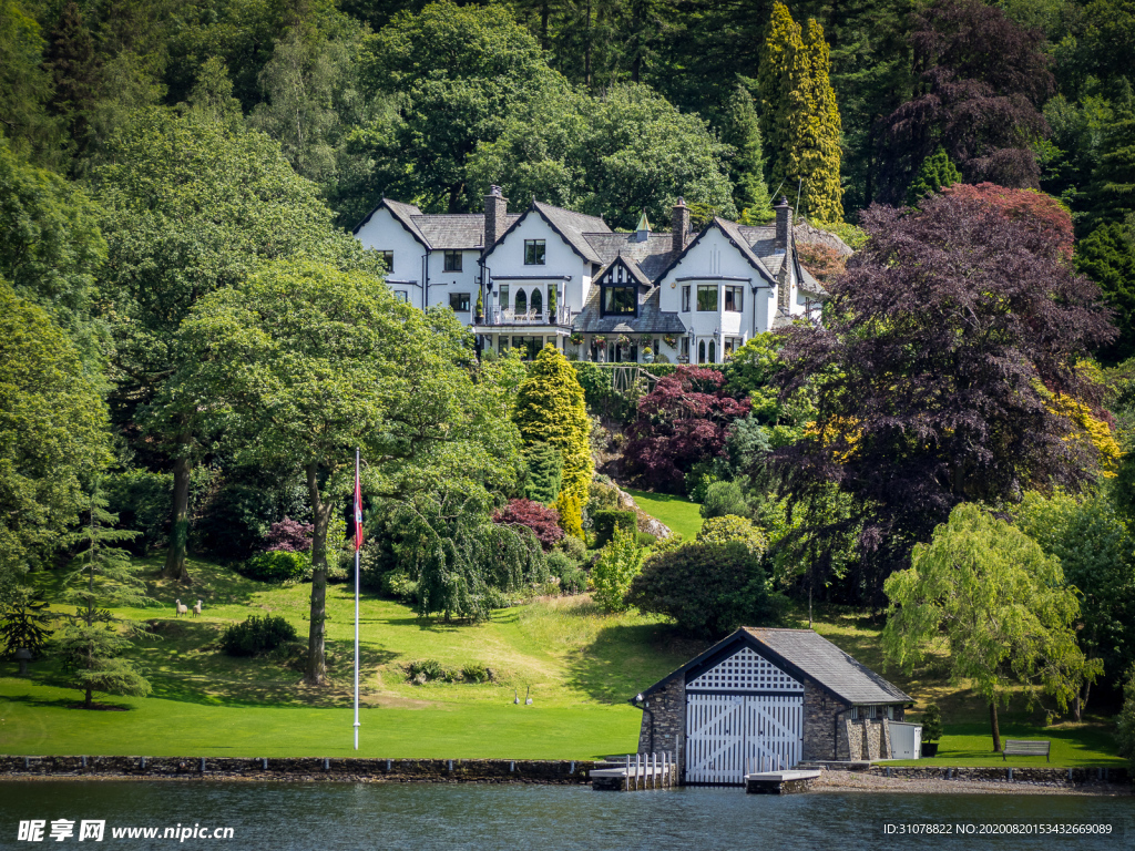 中世纪田园风景摄影图