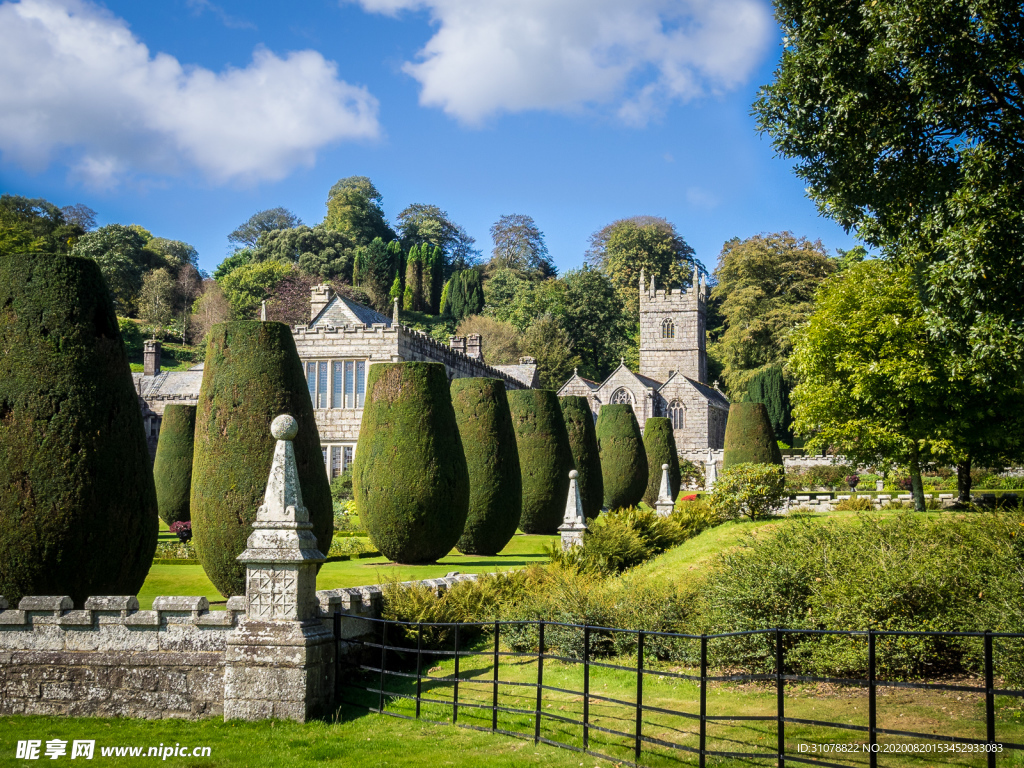 中世纪田园风景摄影图