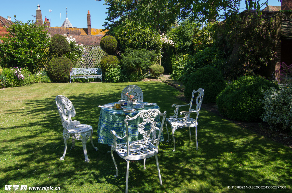 中世纪田园风景摄影图