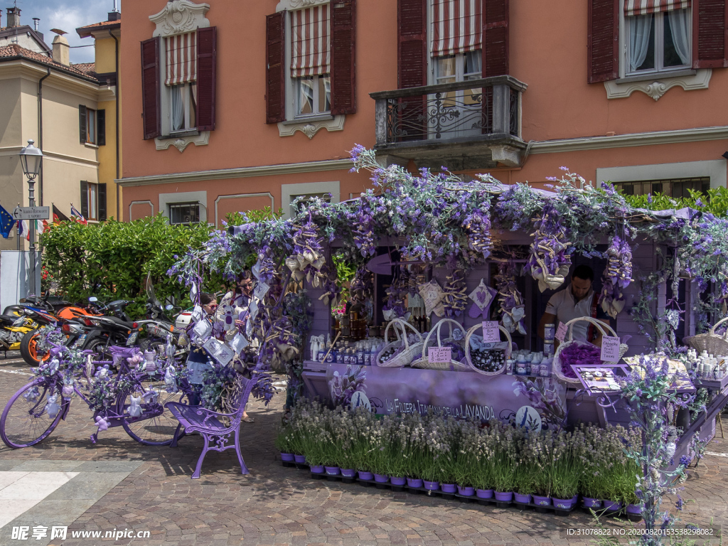 中世纪田园风景图