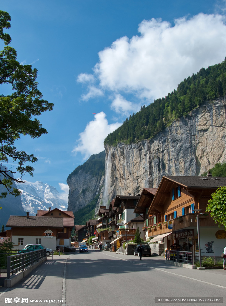 中世纪田园风景图