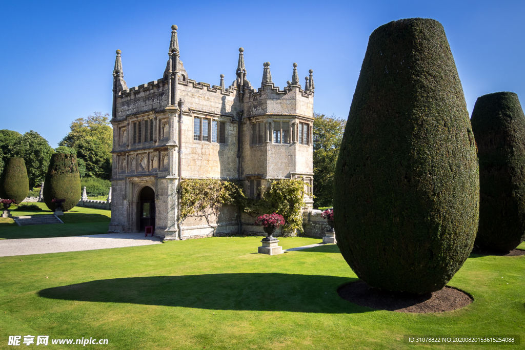 中世纪田园风景图