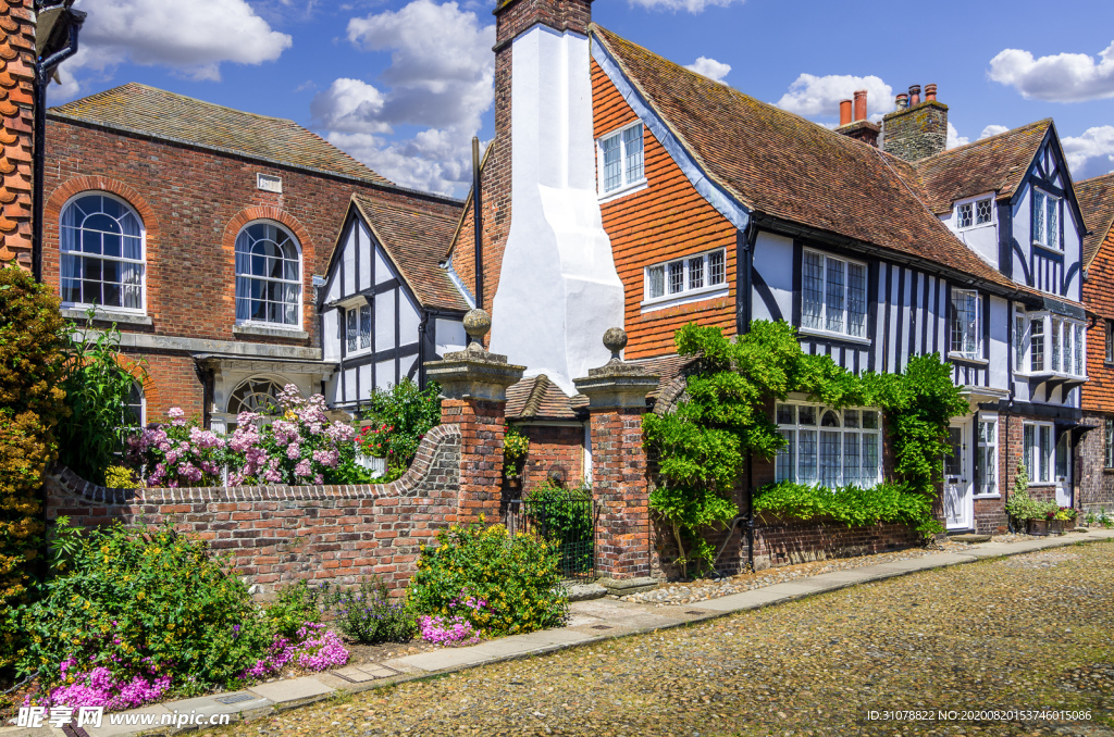 中世纪田园风景图