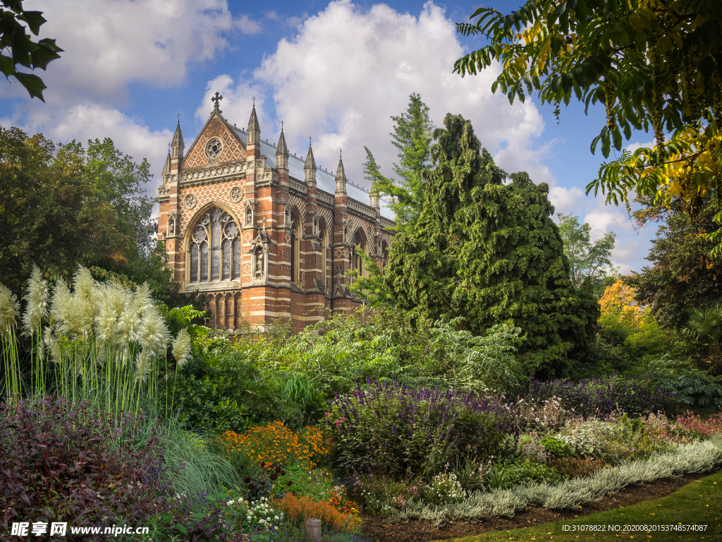 中世纪田园风景图