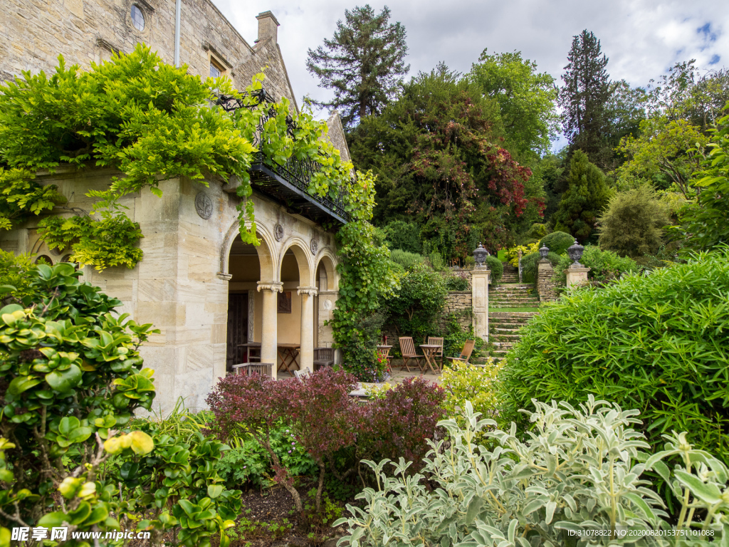 中世纪田园风景图
