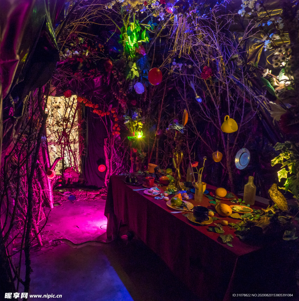 中世纪田园风景图