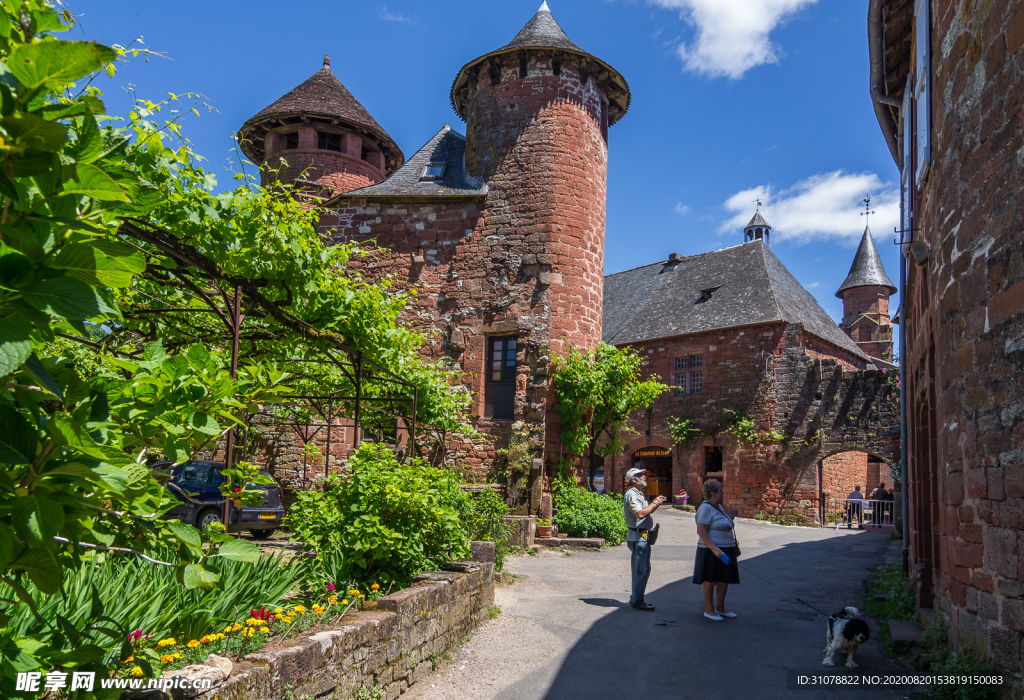 中世纪田园风景图