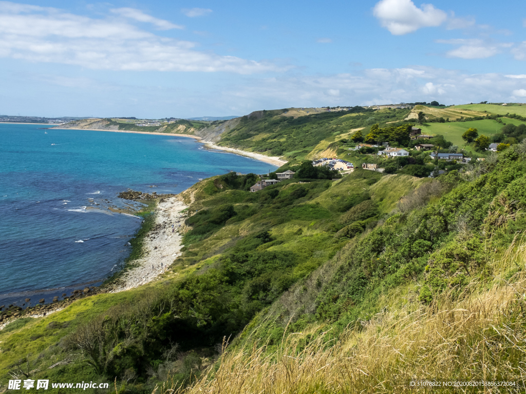 中世纪田园风景图