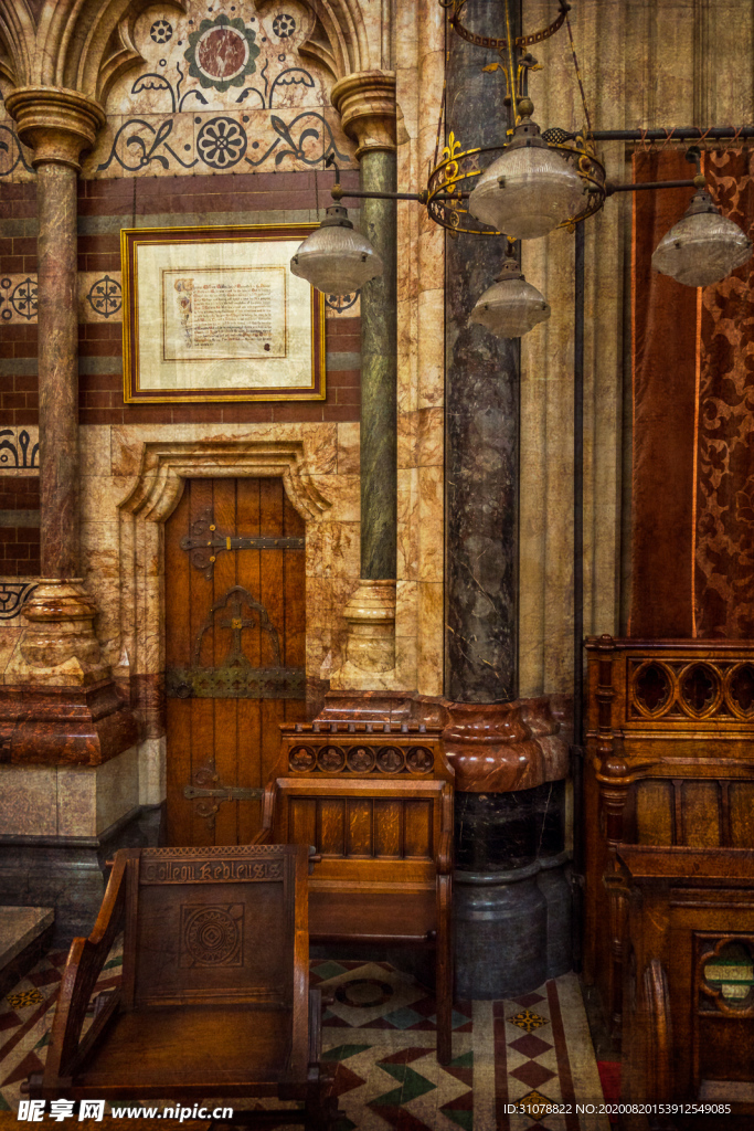 中世纪田园风景图