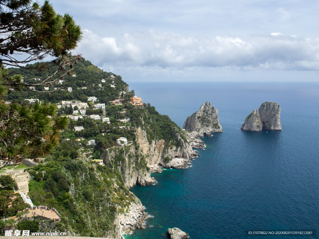中世纪田园风景图