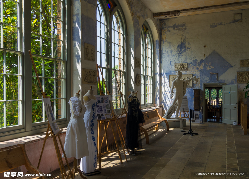 中世纪田园风景图