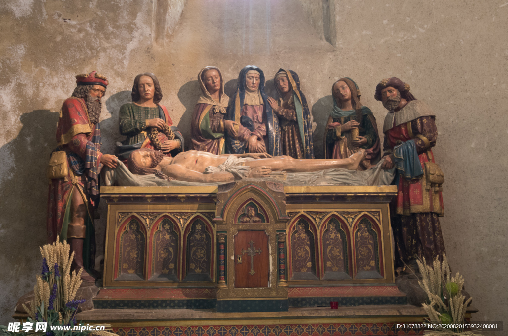 中世纪田园风景图