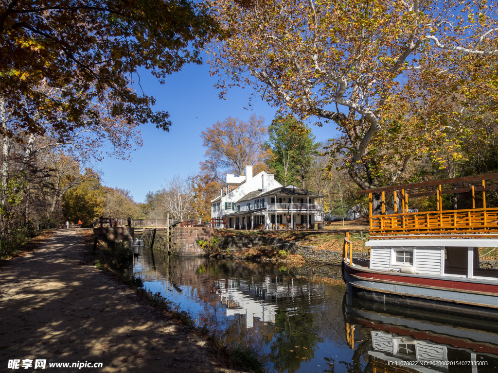 中世纪田园风景图