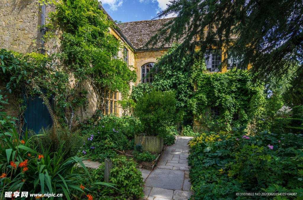 中世纪田园风景图
