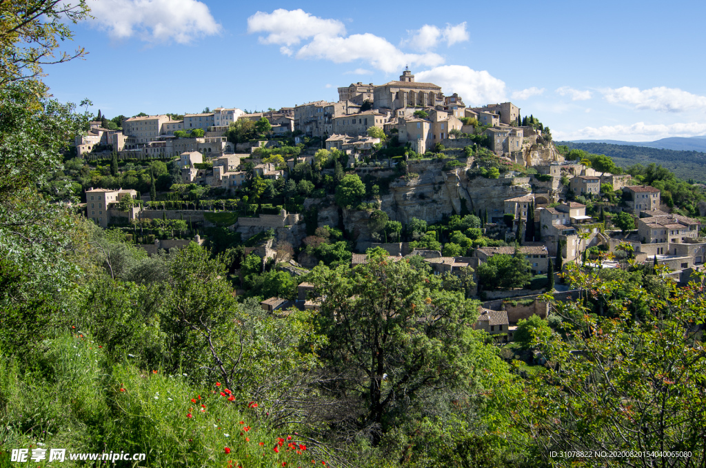中世纪田园风景图