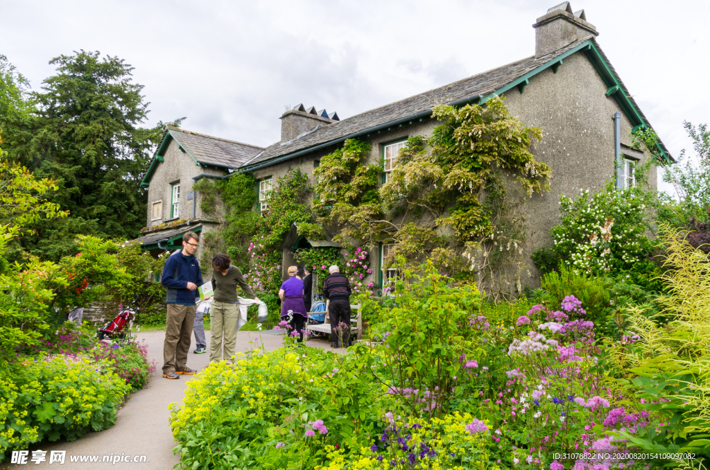 中世纪田园风景图