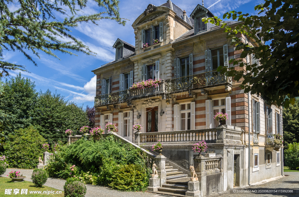 中世纪田园风景图