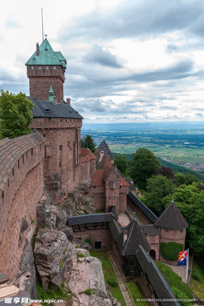 中世纪田园风景图