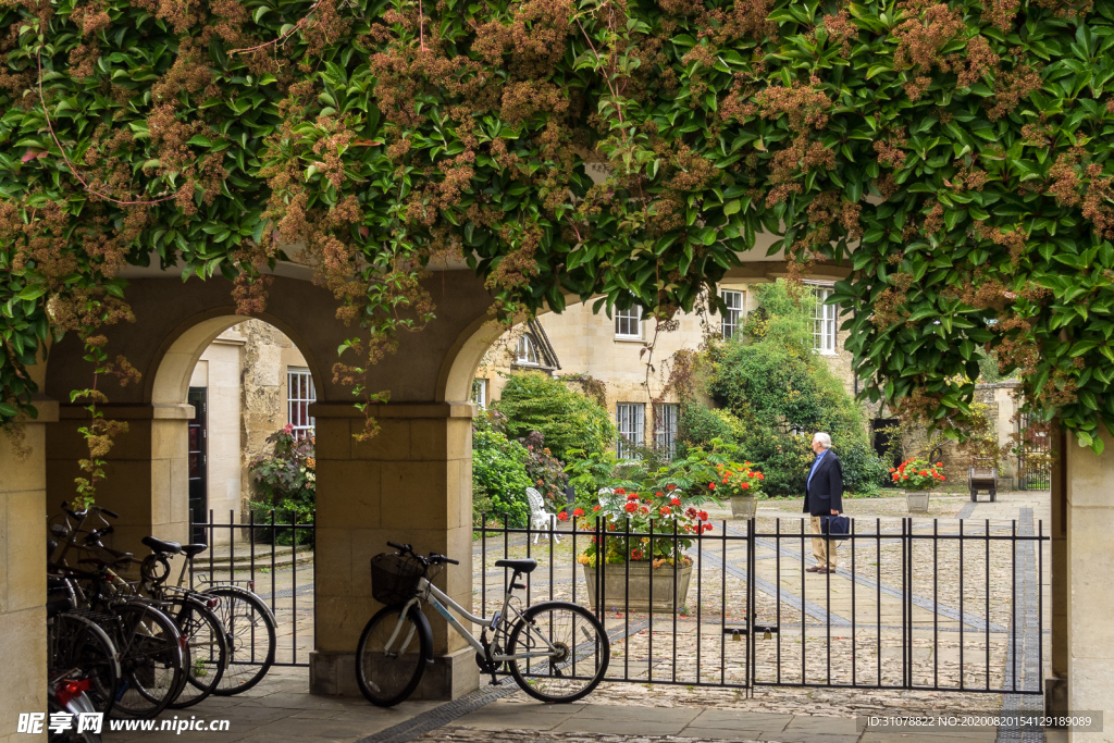 中世纪田园风景图