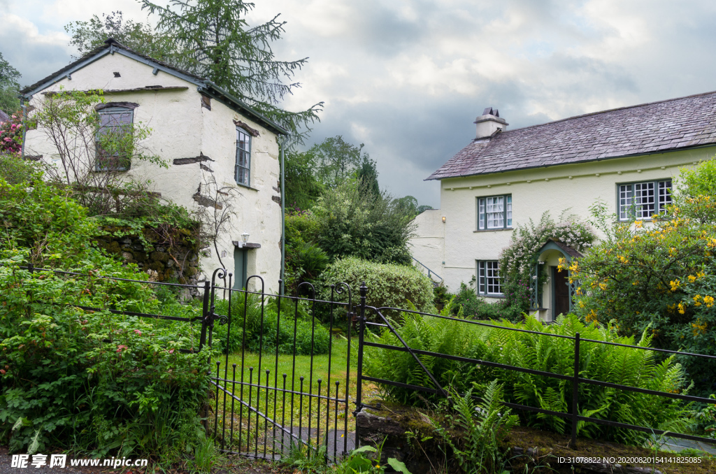 中世纪田园风景图