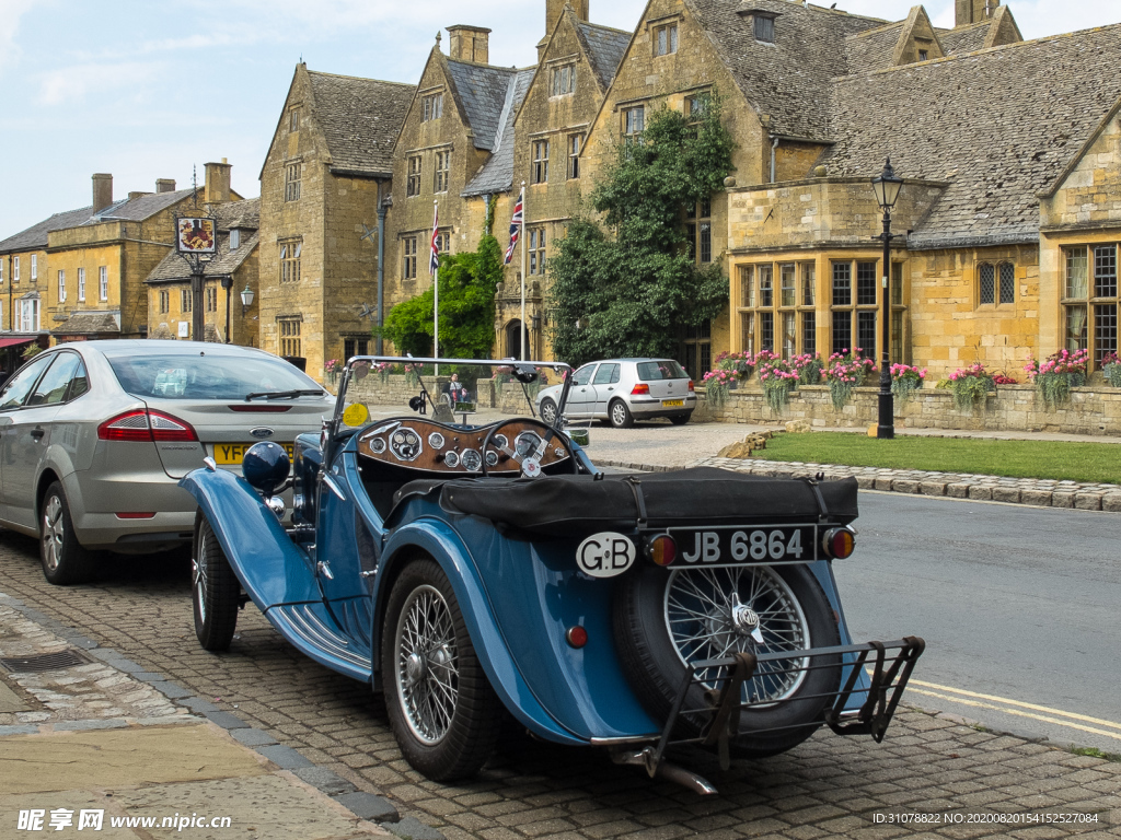 中世纪田园风景图
