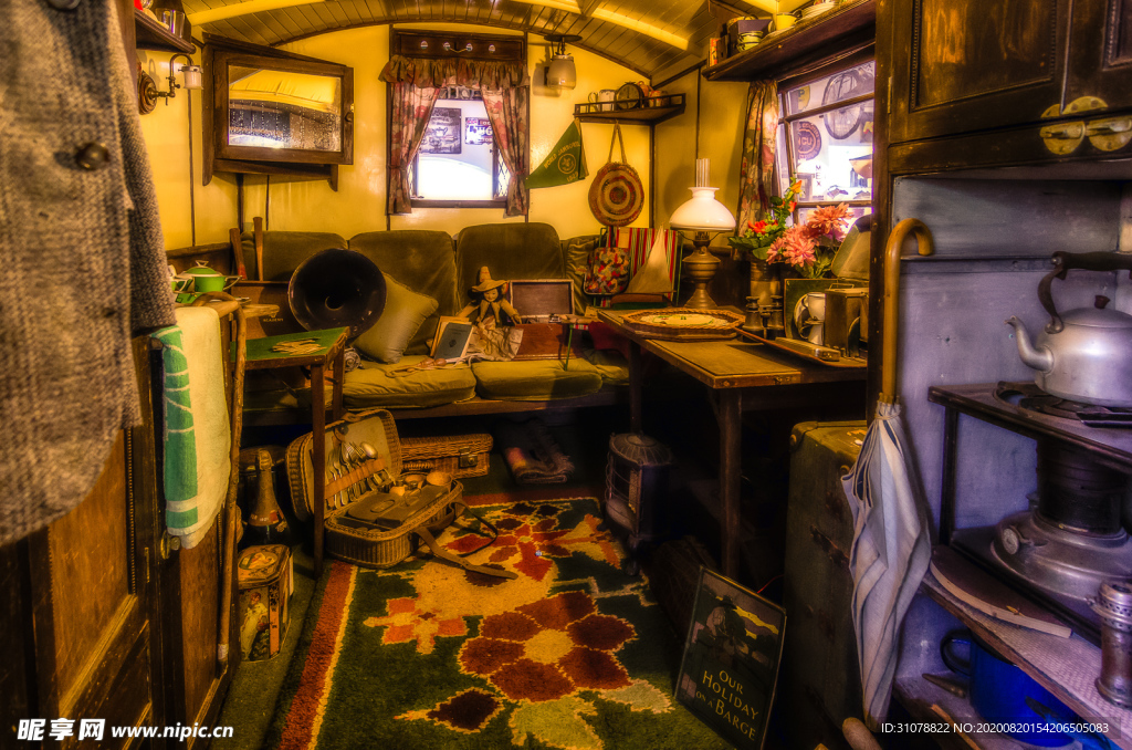 中世纪田园风景图