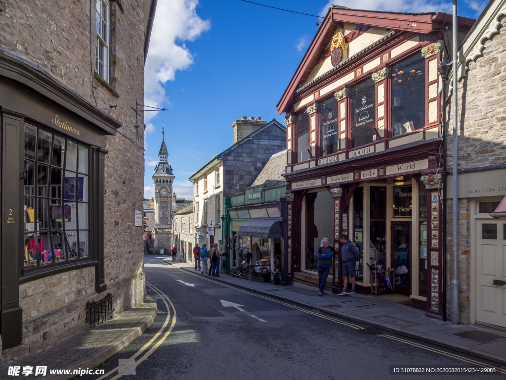 中世纪田园风景图