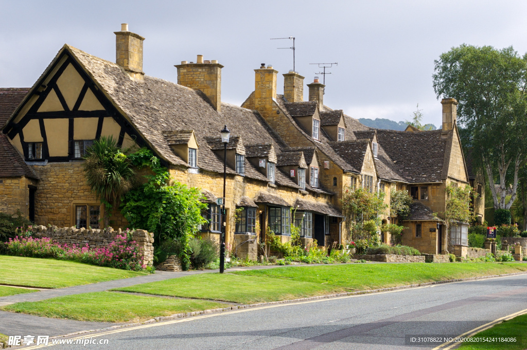 中世纪田园风景图