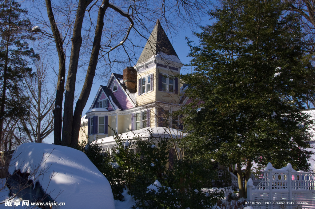 中世纪田园风景图