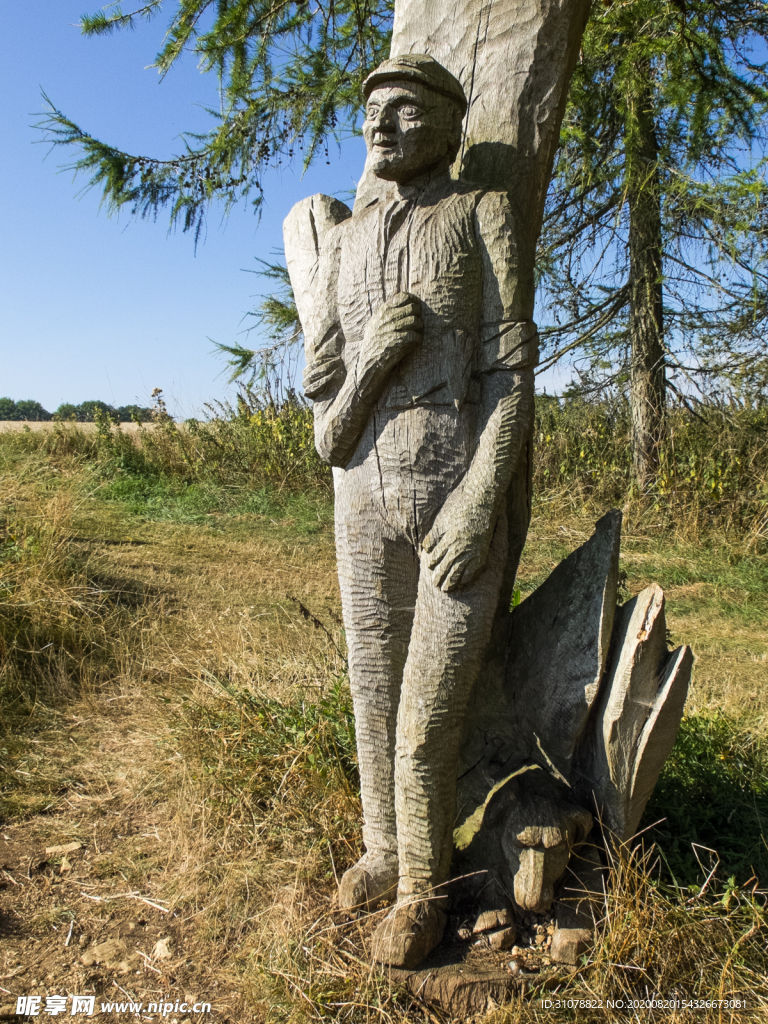 中世纪田园风景图