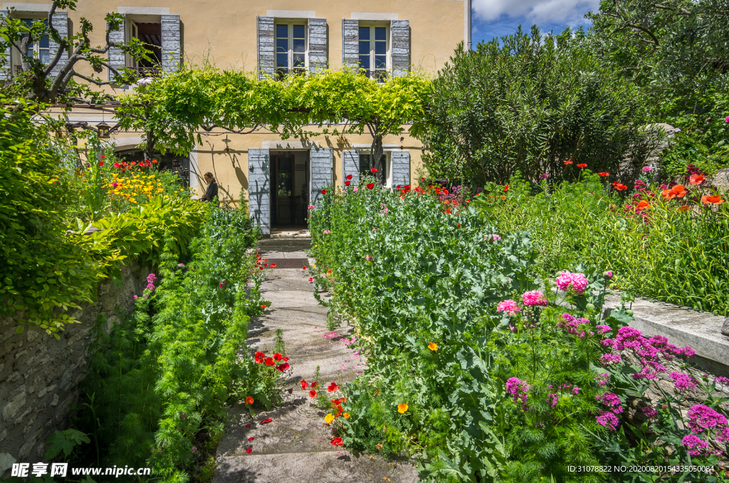 中世纪田园风景图