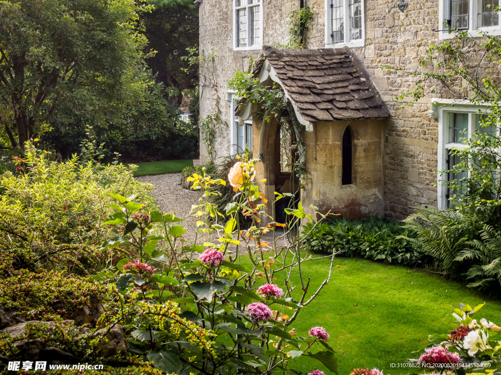 中世纪田园风景图