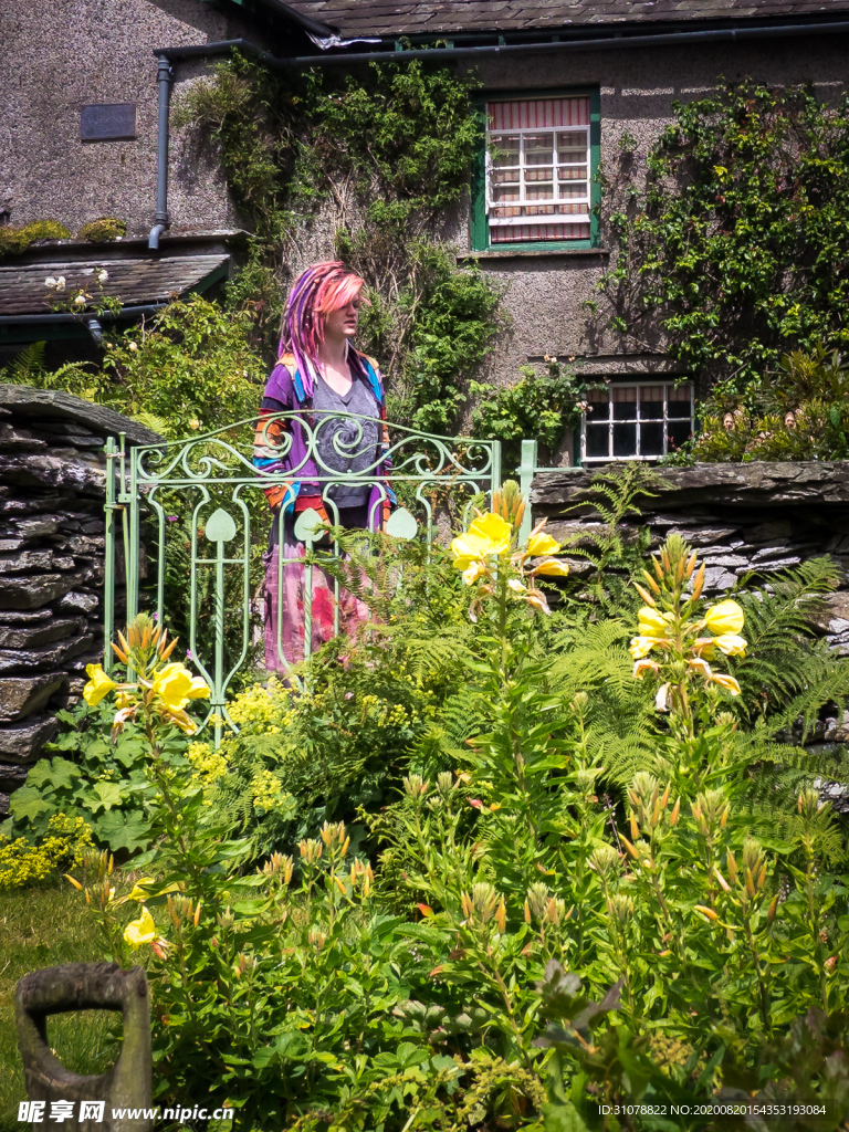 中世纪田园风景图