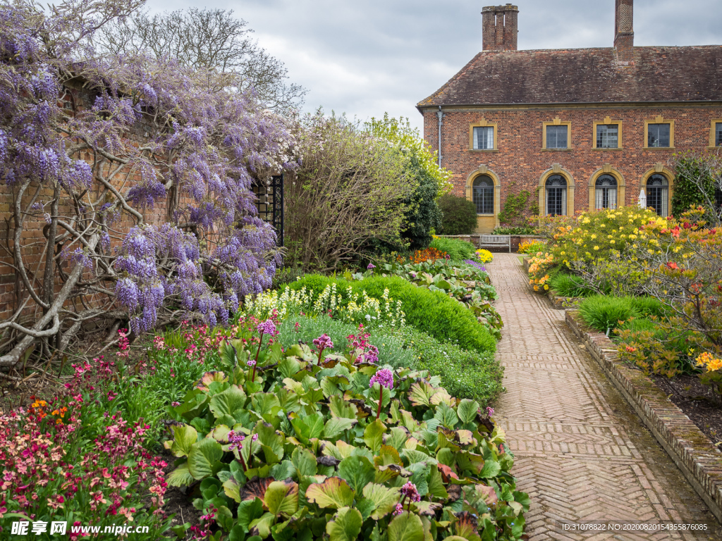 中世纪田园风景图
