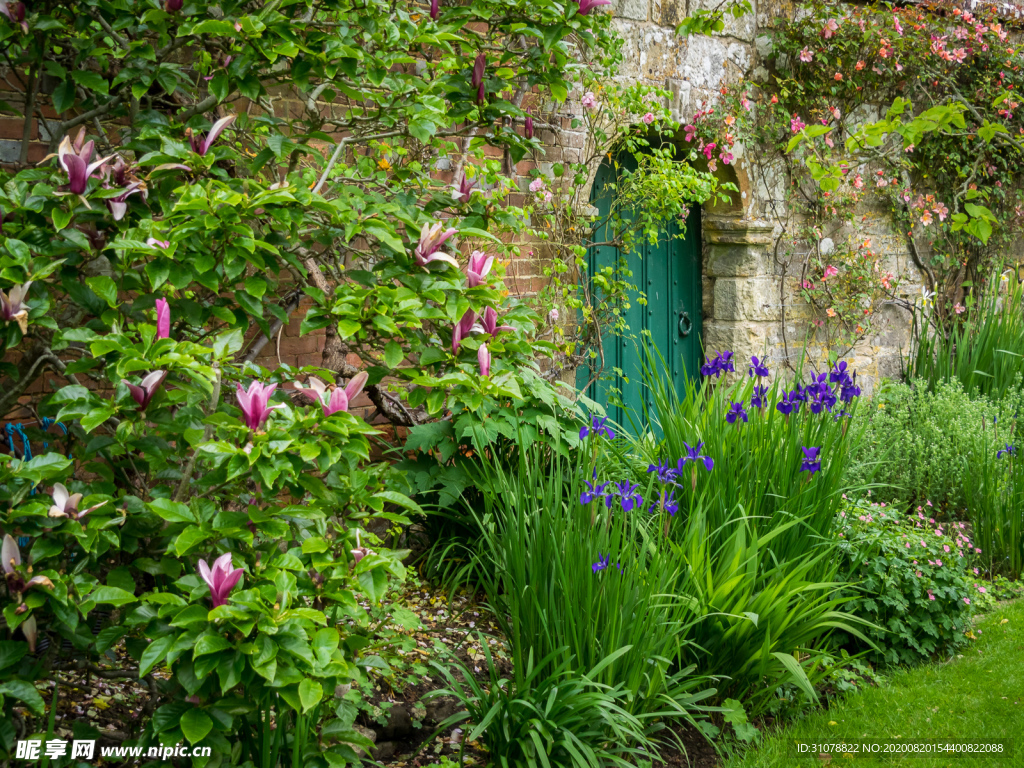 中世纪田园风景图