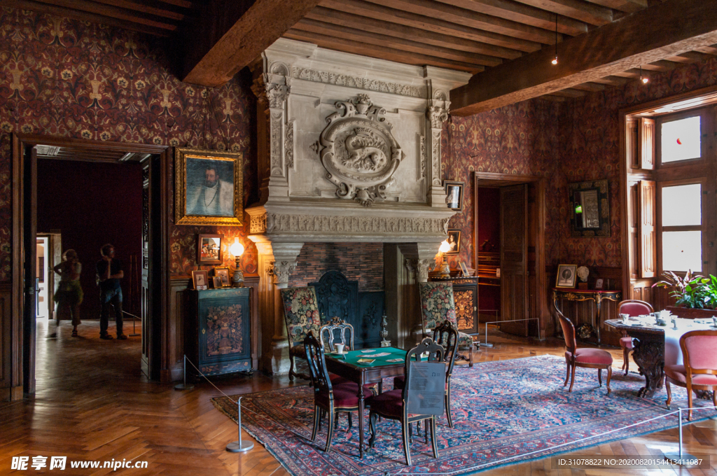 中世纪田园风景图