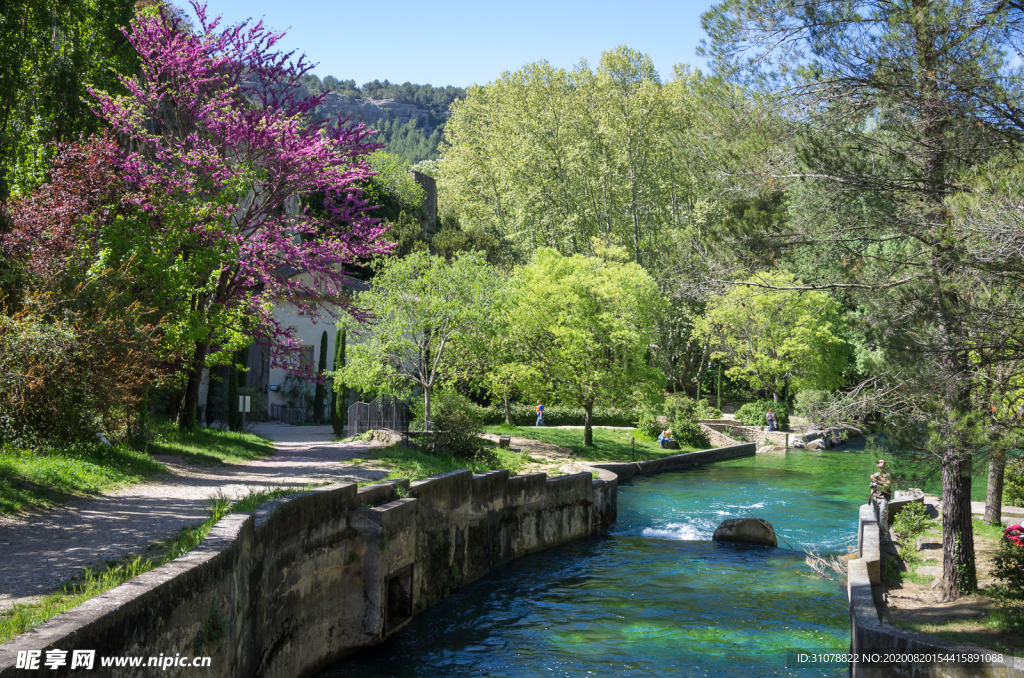 中世纪田园风景图