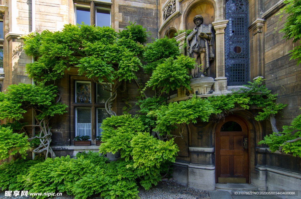 中世纪田园风景图