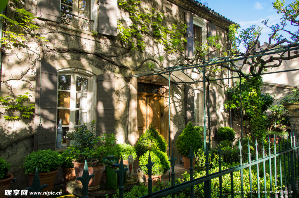 中世纪田园风景图