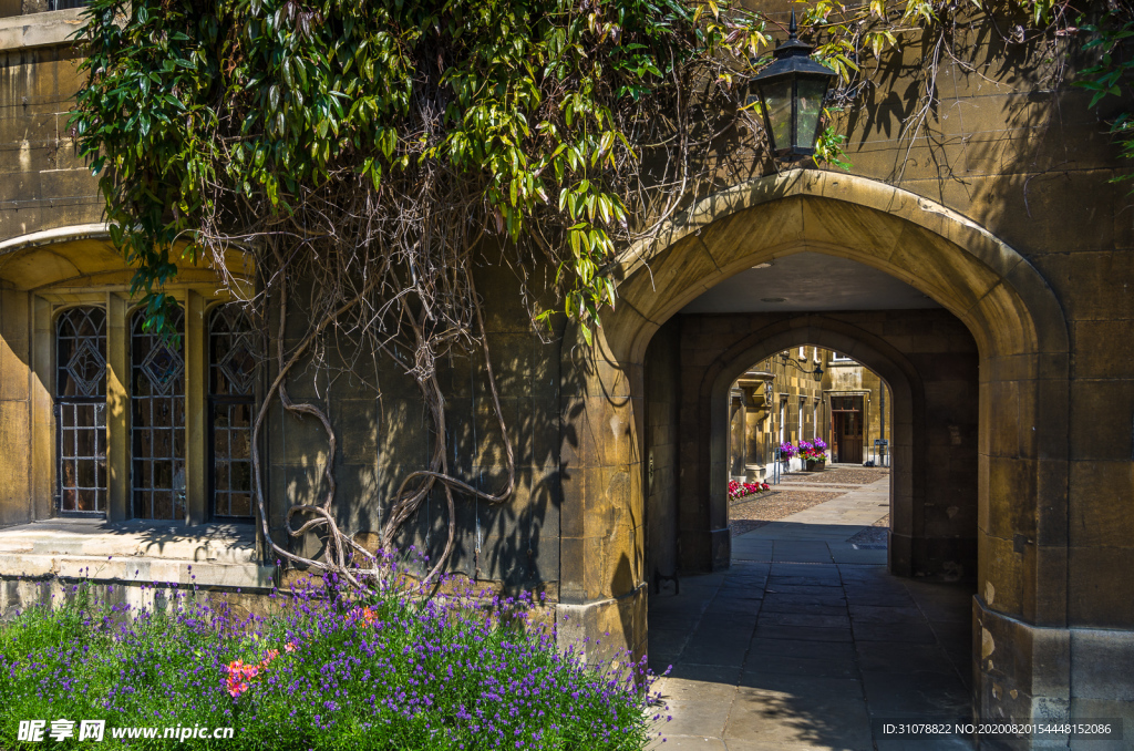 中世纪田园风景图