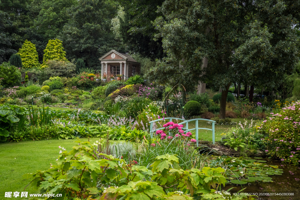 中世纪田园风景图