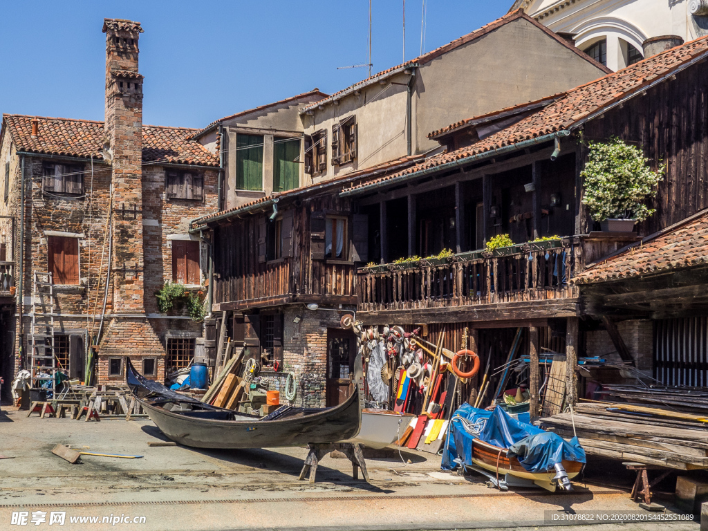 中世纪田园风景图