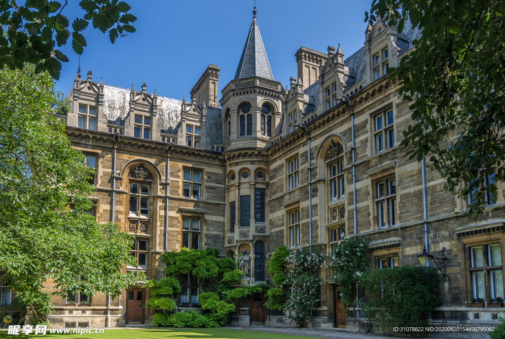 中世纪田园风景图